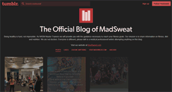 Desktop Screenshot of blog.madsweat.com